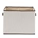 StorageManiac Foldable Storage Bin with Handles, Storage Basket, Fabric Closet Drawer, Pack of 3