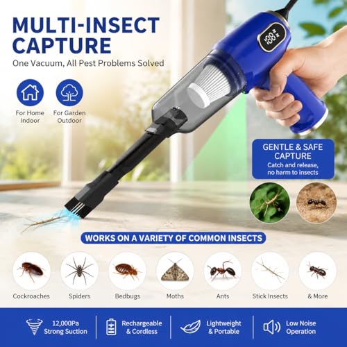 2026 Bug Catcher Vacuum Indoor,Bug Vacuum for Garden with Strong Suction photo 10