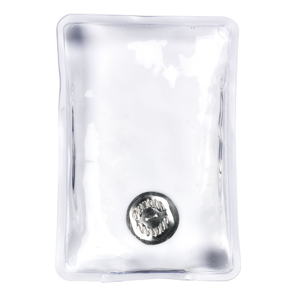 eBuyGB Pack of 4 Reusable Instant Gel Hand Warmer (Transparent Rectangle)