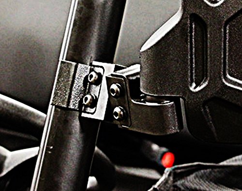2 Breakaway Adjustable Side View Mirrors 2013- 2016 Polaris Ranger XP & Crew - Thumbnail 2