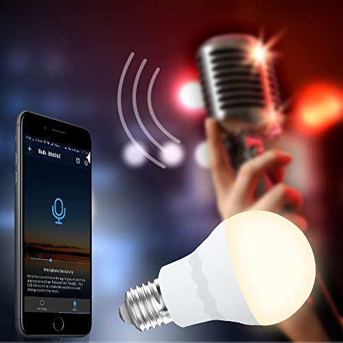 MagicLight WiFi Smart Light Bulb, Soft White (2700K), 60w Equivalent Dimmable Sunrise A19 Smart Light Bulb, No Hub Required, Compatible with Alexa & Google Home Assistant