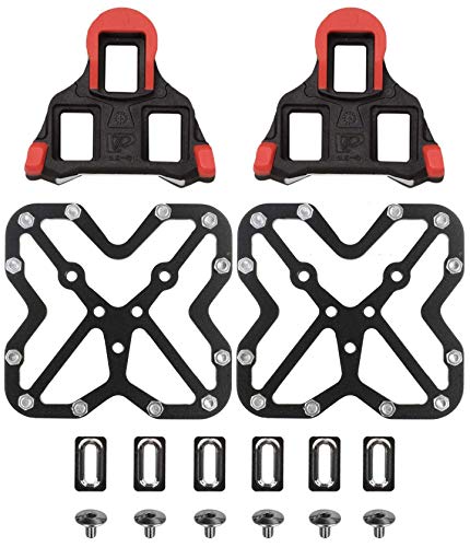 VP ARC-SL Shimano SPD SL Bicycle Cleats with Clipless Pedal Platform Adaptors