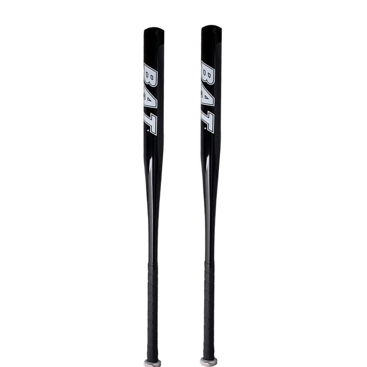 2 Packs 25 Inch Baseball Bat Softball Bat Home Lightweight Aluminum Alloy (Black)