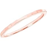 Takar Wedding Bands for Couples Dainty 10k Solid Yellow, White & Rose Gold Rings, 1mm Thin, Stackable Wedding Bands for Women, Sizes 4–12, Tarnish Free Gold Rings, Gold Band Ring