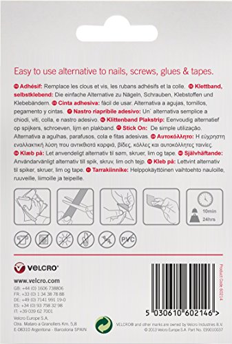 Velcro Brand - Stick On Hook And Loop Fasteners | Perfect For Home Or Office |
