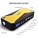 TENKER 600A Peak 18000mAh Portable Car Jump Starter (up to 6.5L Gas/5.2L Diesel Engine) Battery Booster Power Pack with Smart Charging Port, LED Flashlight, LCD Screen & Compass