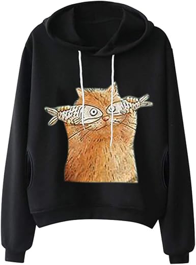womens cat sweatshirt