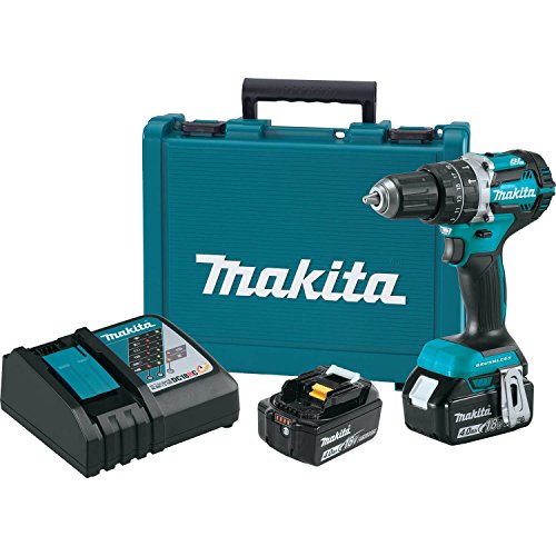 Makita XPH12M 18V LXT Lithium-Ion Brushless Cordless 1/2" Hammer Driver-Drill Kit (4.0Ah), (Discontinued by Manufacturer)