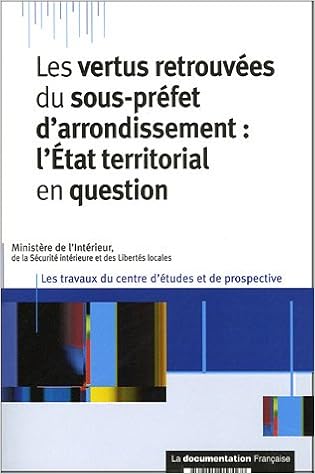 Amazon Fr Les Vertus Retrouvees Du Sous Prefet D Arrondissement L Etat Territorial En Question Bricault Jean Michel Ministere De L Interieur Canepa Daniel Livres