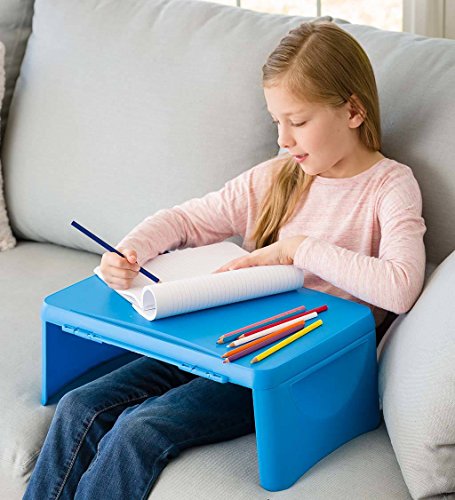 2 Collapsible+Folding+Lap+Desk+Blue