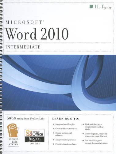 Word 2010: Intermediate + Certblaster + Data (ILT) by Axzo Press