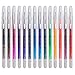ParKoo Erasable Gel Pens, 0.7mm Fine Point, No Need for White Out, 14 Assorted Colors for Color Coding and Crossword Puzzles