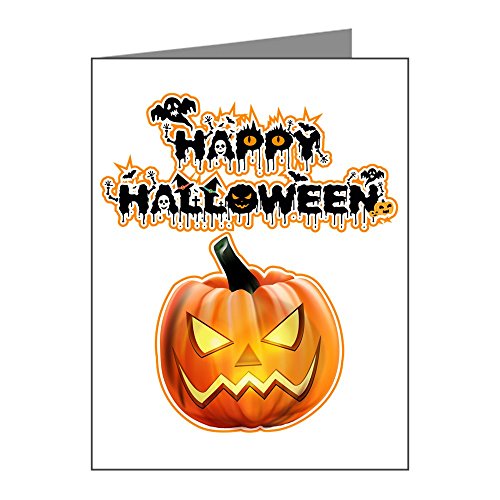 Note Cards (10 Pack) Happy Halloween Pumpkin