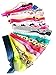 Lucky Girl Ponytail Holders, Grab Bag Set of 20, Soft Elastic Ribbon Knotted Hair Ties