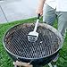 BBQ Dragon Grill Brush and Scraper – Heavy Duty BBQ Cleaner with Replaceable Head and Coal Rake – Stainless Steel Bristle Free Tool for Weber, Cast Iron, and Outdoor Barbecue Cleaning