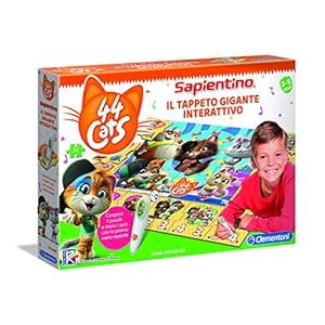 Clementoni Sapientino 44 – Alfombra Gigante interactiva, 3+ años, Multicolor, 16192