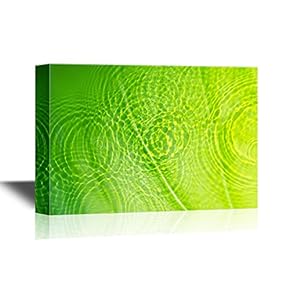 Canvas Wall Art - Beautiful Background of Green Plant Leaf - Gallery Wrap Modern Home Art | Ready to Hang - 12x18 inches