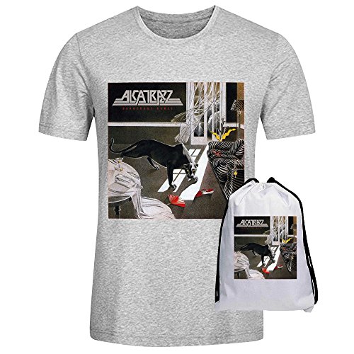 Alcatrazz Dangerous Games Adult Men Short sleeve Grey