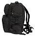 Men's Large Black Expandable Tactical Molle Hydration-Ready Backpack Daypack Bag