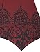 Summer Tops For Women Short Sleeve,Laksmi Asymmetrical Hem A Line Printed Casual Flow Tunic Shirts,Wine Large