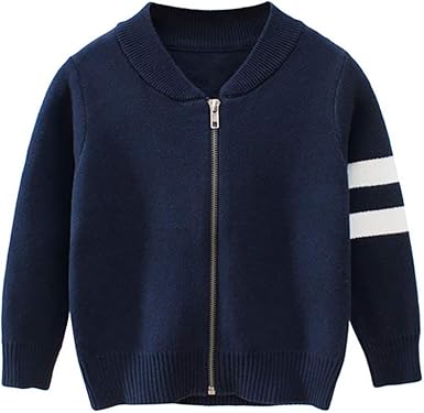 boys zip up cardigan