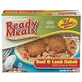 Ready Meals, Beef & Lamb Kabob with Onions & Pimento (Ready to Eat, Microwavable, Shelf Stable, No Refrigeration) – Gluten and Dairy Free - Glatt Kosher (12 ounce - Pack of 1)