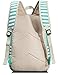 Leaper Navy Style School Laptop Backpack Girls Canvas Bookbag Water Blue