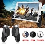 Takyu PUBG Mobile Controller for Ipad, Mobile Game Controller with Game Joystick, Upgraded Version W9 180Â° Rotatable Triggers Gamepad for 4.5-12.9 inch Tablet & Android iOS Phone