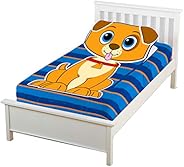 ZippySack Puppy - Don't Make Your Bed, Zip It Up Instead! Multi-Solution Fitted, Zippered Super Soft Plush
