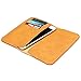 Dpark First Layer Cow Leather Protective Flip Wallet Case for Apple iPhone 6/6s/7/8 Plus 5.5