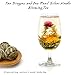 Blooming Tea ELITEA 12cts Flowering Tea Flowers Green Tea Balls 6 Variety Blossom Pack
