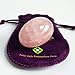 Polar Jade Rose Quartz Yoni Egg, Undrilled, Large Size, Pink Love Stone, for Women for Strengthening Pelvic Floor Muscles and for Countering Stress Adult Urinary Incontinence (Large (50x35mm))