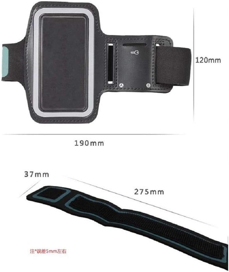 DeeFec Sports Wrist Armband for MP3 Players, Scratch Resistant with Sweatproof and Breathable MP3 Player Armbands,Suitable for Your Workout, Key Pocket and Earphone Hole - Black: GPS & Navigation