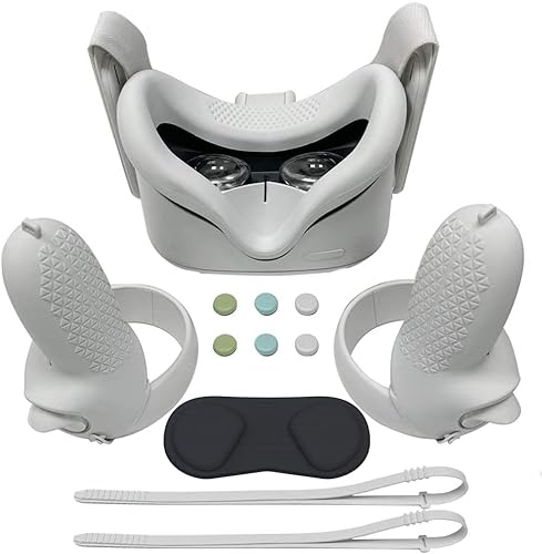 Accessories Bundle for Meta/Oculus Quest with Silicone VR Face