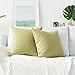 Kevin Textile Solid Velvet Decoration Toss Throw Pillow Case Cushion Cover Comfortable Soft Striped Decorative Pillowcase for Bed/Chair/Couch, 20