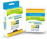 100Ct Expert Popular pH Balance Tester Strips Drinking Water Urine Saliva Results in 15 Seconds with Color Chart