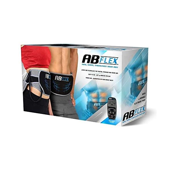 ABFLEX-Ab-Toning-Belt-for-Slender-Toned-Stomach-Muscles-Remote-for-Quick-and-Easy-Adjustments-99-Intensity-Levels-and-10-Workouts-for-Fast-Results ABFLEX Ab Toning Belt and Ab Stimulator for Slender Toned Stomach Muscles, Remote for Quick and Easy Adjustments
