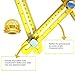 Multi Angle Measuring Ruler Best General Measurement Tool for Accurate Measurements Metal knobs for Durable Performance Preferred by Builders and Carpenters