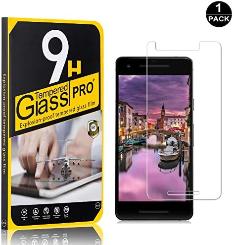 Google Pixel 2 Tempered Glass Screen Protector, UNEXTATI 9H Hardness Screen Protector Film, HD Clear Tempered Glass Film for Google Pixel 2 (1 Pack)