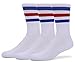 Leotruny Triple-striped Calf-high Tube Socks One Size