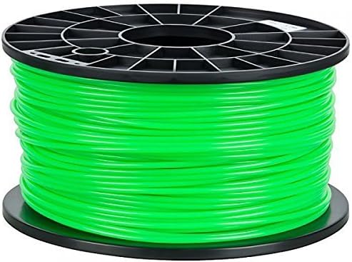 PETG 3D Printer Filament,Dimensional Accuracy +/- 0.02 mm, 1kg / 2.2lbs Spool for 3D Printers-- (1.75mm, Green)