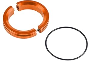 NICECNC Orange 50mm Rear Suspension Lowering Kit Universal Compatible with KTM 250/350/450 XC-F SXF EXC-F/SIXDAYS, 125 SX/XC,200/250/300 EXC,See Fitment