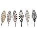 Bzybel Vintage Metal Hollow Carving Hair Pins Hair Snap Clips Retro Party Non-slip Wedding Prom Bobby Pins Ponytail Clips Hair Barrettes for Girls Women Ladies Make-up Thick Fine Hair Accessories