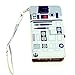 DURARMOR Compatible with iPhone 8 Plus Wallet Case, Star R2D2 Astromech Droid Robot Premium PU Leather Wallet Case with ID Credit Card Cash Slots Flip Stand Wrist Strap Cover Case R2D2