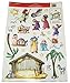 Christmas Reusable Window Clings ~ Build Your Own Nativity Scene (23 Clings, 1 Sheet)