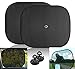 Big Ant Windshield Sun Shade + Bonus Car Window Shade, Car Sun Shade Keeps Vehicle Cool-UV Ray Protector Front Windshield Sunshade Fit for Most Cars SUV Trucks Minivans(55.1 x 27.5 inches)