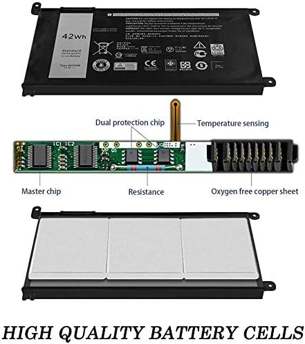 WDX0R WDXOR Battery for Dell Latitude 3480 3580 3189 3379 Inspiron 15 5565 5567 5568 5578 5579 7560 7570 7573 7579 7580 7569 5368 5378 5379 7368 7378 7460 5765 5767 5770 Vostro 5468 5568 3CRH3 T2JX4 - Image 5