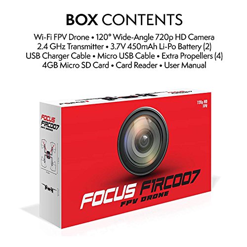 image for Force1 Focus Drone with Camera Live Video - 720p HD Drone Camera and V