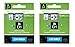 DYM45010 - Dymo Black on Clear D1 Label Tape, pack of 2