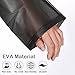 UNIQUEBELLA EVA Raincoat Waterproof Rain Poncho Reusable Unisex for Women Long Rain Cape